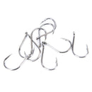 100Pcs/lot Fishing Hooks Carbon Steel Bait Barbed Fishing Hooks Stainless Stee*