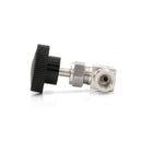 1/4"BSP Female Thread Stainless Flow Control ShutOff Needle Valve Water Gas 3c