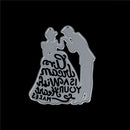 couple kiss metal cutting dies stencil scrapbook album paper embossing craft MO