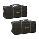 MagiDeal Pack Of 2 Outdoor Travel Duffel Bag Camping Equipments Zipper Bags