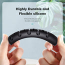 Cable Holder Silicone Cable Organizer Flexible USB Winder Management Clip Holder