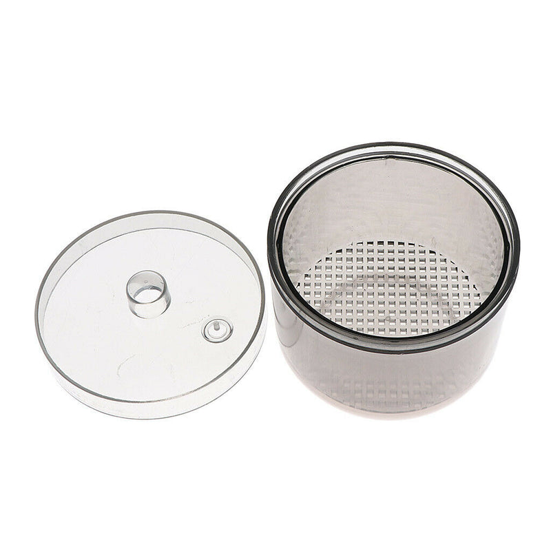 Round Sterilization Cup Storage Case with Lid Cap