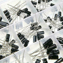 200pcs 15 Value 10~50V 0.1-220uF Electrolytic Capacitor P6Q5 New Assortm Bo B3S5