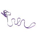Pet Dog Puppy Adjustable Training Harness Leash Traction Rope Purple L1X8