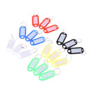 20pcs Keychain Key Split Ring ID Tags Name Card Label Luggage Bag Tag  Z
