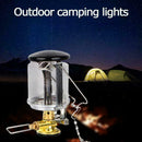 Portable Outdoor Camping Picnic Butane Gas Lantern Tent Light Lamp Candle J3Q3