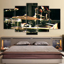 Modern Canvas Wall Art of Percussion for your Living Room -5 Panel Size S