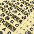 Guitar Fret Scale Musical StickerNeck Fingerboard FretboardNote Learn Practic.AU
