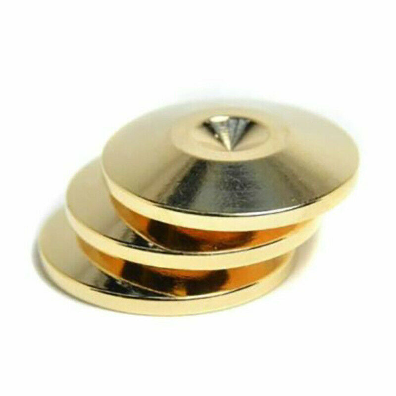 2Set Speaker Spike Isolation Feet Cone Pad CD Spikes Turntable Amp HiFi Kit QBN