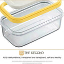 2 in 1 Butter Dish Butter Serving Tray with Lid /Container Box U9J5