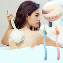 1Pc Bath Brush Soft Double-Sided Long Handle Massage Bath Brush Soft Hair L