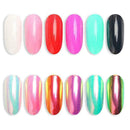 1pcs Nail Glitter Rainbow Powder Mirror Shimmer Nail Art Decoration Neon Po G6S5