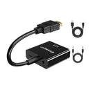 Essager HDMI To VGA Adapter Video Cable 1080P HDMI Male To VGA Female Conve