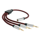 30cm 3.5mm Female to 3-Male Splitter Audio Cable