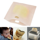 Sandwich Toaster Toast Bags Non-Stick Reusable Safety Heat-Resistant 2pcs ME