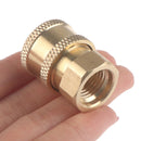 1Pc 1/4" Female NPT Brass Quick Connect Coupler Tool for Pressure Washe Gn