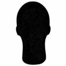Styrofoam head Black Wigs head Decoration Hat stand male Shoulder female S7 F8Q0