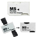 Dual slot Micro SD SDHC TF to MS Memory Stick Duo Adapter Fast Converter A6 J7T6