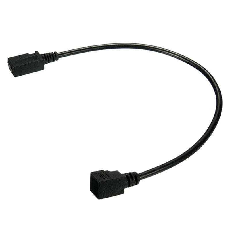 micro-USB 5 Pin Male To Female Down Direction 90 Degree Angle Extension Cab V5D4