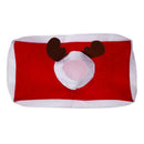 3pcs/set Elk Toilet Seat Cushion+ Tank Cover+ Foot Mat Christmas Ornaments