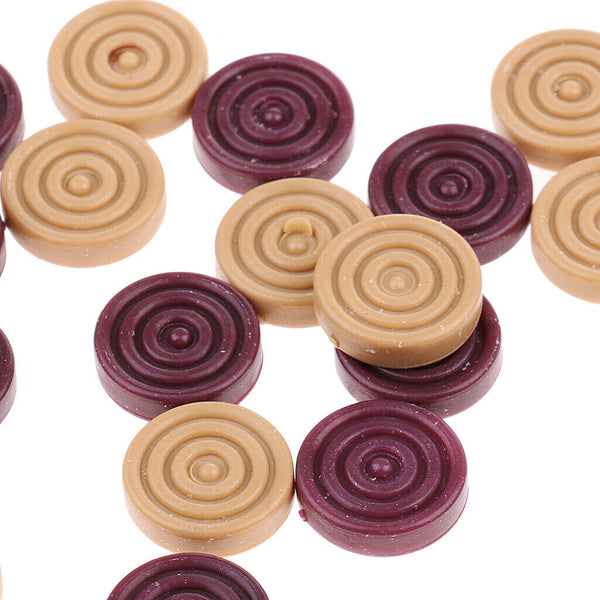 Draughts&Checkers&Backgammon Chess Piece Board Game Numeracy Teaching Toys