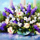 DIY Flower arranging 5D diamond Painting flowers Cross Stitch diamond embro K7O8