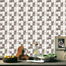 6pcs Waterproof Tiles Mosaic Wall Stickers Kitchen Adhesive Decor (MSC033) A