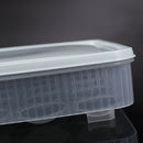 plastic Egg box kitchen egg storage box 24 Grid Eggs holder Stackable freez
