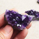 1pc Natural Amethyst Geode Crystal Quartz Amethyst Cluster Mineral Specimen E0U7
