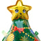 Santa Claus Snowman Christmas Tree Balloons Christmas Decor(Christmas Tree)