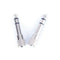 2Pcs 6.5mm male plug to 3.5mm female jack stereo headphone audio adapteES