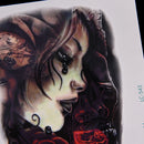 1Pc Makeup Beauty Girl Tattoo Arm Body Art Waterproof Temporary Tattoo Stickers