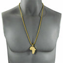 Men Charm Metal .African Africa Map Pendant Necklace Alloy Chain Gift