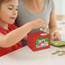 Money Box Lovely Stealing Coin Santa Claus Piggy Bank for Kids Birthday Gift