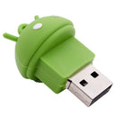 8GB Robot Sweet Cartoon Android USB 2.0 Stick Mmemoria Flash Device, Green