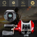 Bearings Waterproof Right Hand Baitcasting Spinning Fishing Reel with Line