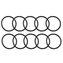 10 pieces 30mm x 2mm Rubber Sealing Discs Oil Filter O Rings black D4G5