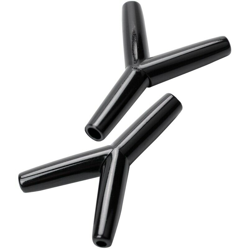 Y-shape Aquarium Tank Hose Coupling 4mm Diameter Air Line Connector 20pcs