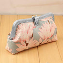20cm Embossing Handbag Metal Purse Frame Handle Bag Accessories(Bronze)