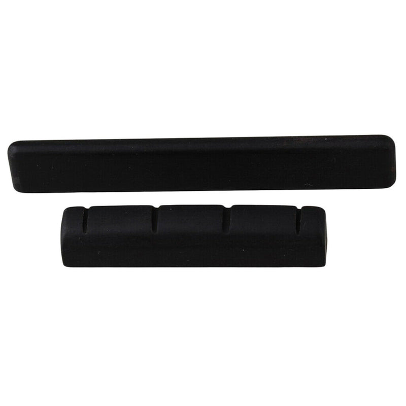 1 Set of Ebony T-nuts Saddle Bridge for Guitar Parts, Instrument Accs