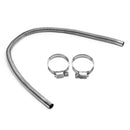 120Cm Stainless Steel Exhaust Clamps Bracket Gas Vent Hose Portable Pipe Si Y1Z7