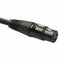 3 Pin XLR Female Jack to Dual 2 Male Plug Y Splitter Cable Adaptor Cord 1Ft