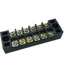 Dual Row 6P Screw Block and Pre Insulated Terminal Barrier Strips Red+Black