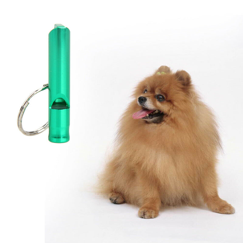 Dog Whistle Keychain Pendant Keyring Pocket Pets Accessories Metal