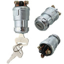 Universal Replacement Ignition Switch Lock Cylinder W/ 2 Keys Car SUV Accessory