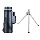 40X60 Zoom Optical HD Lens Monocular Telescope+ Tripod+ Clip For Phone