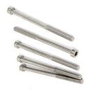 95mm Long M6x90mm Stainless Steel Hex Head Socket Cap Screws 5pcs