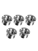 5Pcs Aluminum 3/8"-16 to 1/4"-20 Convert Screw Nut for Tripod Camera Newest Use