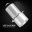 1W P13.5S Led Flashlight Bulb, 100~110LM 2700~7000K Replacement Bulb Torch  H1H9