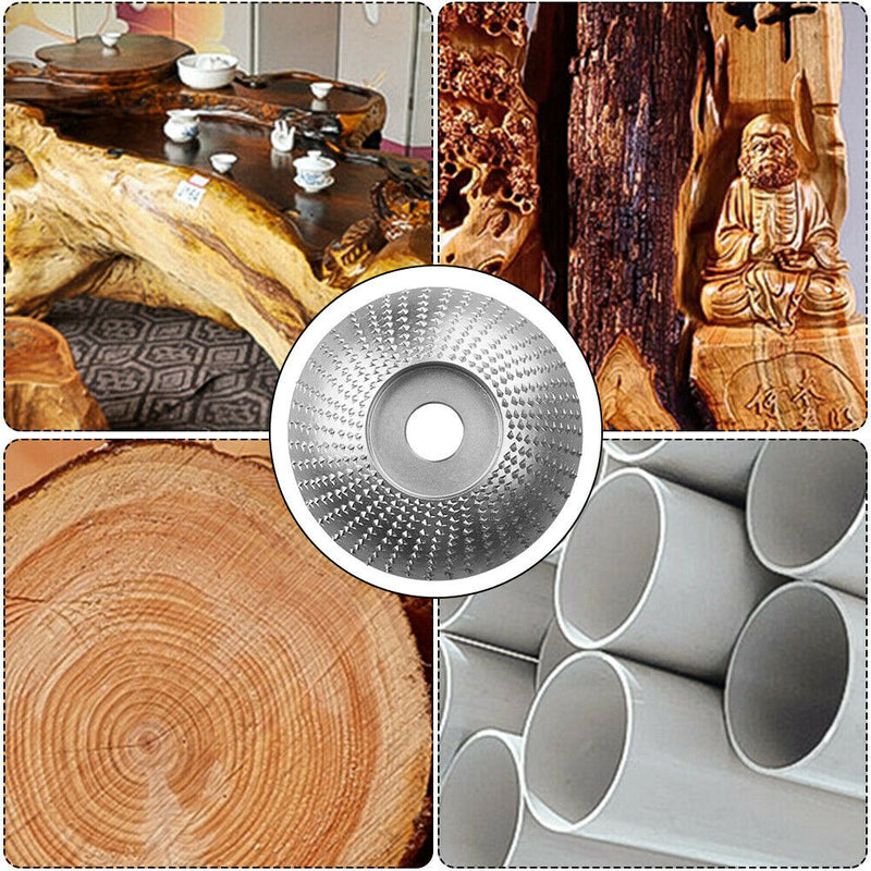 Woodworking Angle Grinder Disc Rotary Grinding Wheel Wood Sanding Carving Tool